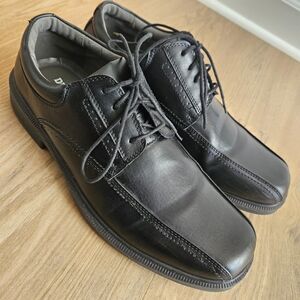 Deer Stags Mens Black Williamsburg Oxford Comfort Dress Shoes Size 14